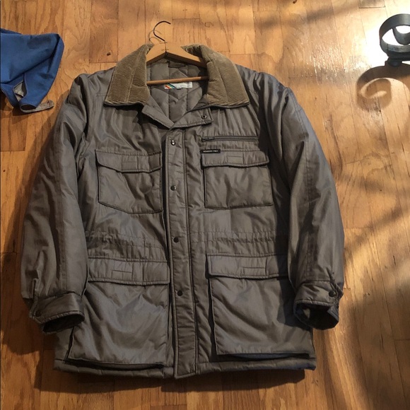 Members Only Other - Members Only Men's Gray Jacket with Brown Collar